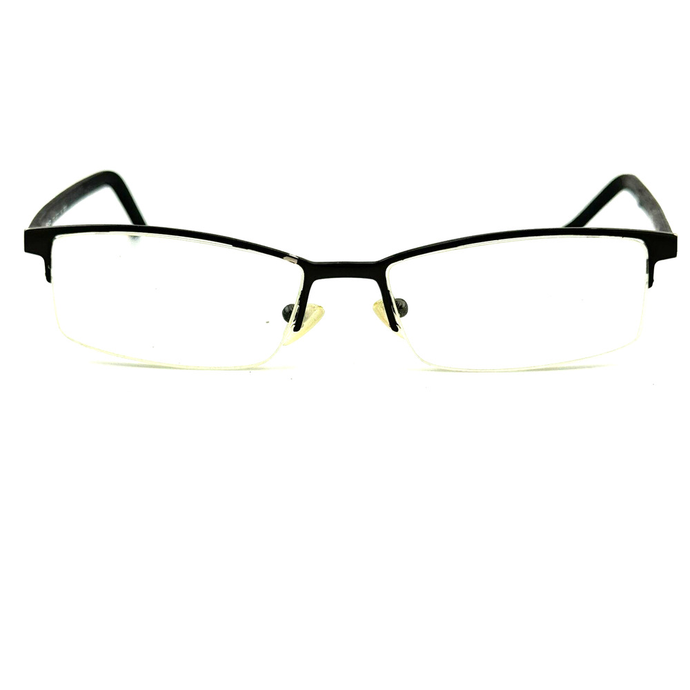Ogi Eyeglasses Frame R71 TS009 52-16-140‎ Black Half Rim H13237